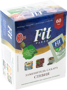 Заменитель сахара 60 саше ТМ Fit Parad (Фит Парад)