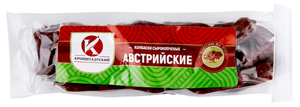 Колбаски сырокопчёные  Австрийские ТМ Кронштадтский