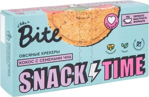 Крекеры овсяные Кокос с семенами чиа сладкие ТМ Take a Bite (Тейк э Байт)