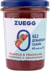 Конфитюр Zuegg Клубника с земляникой без сахара
