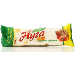 Нуга с орехами и цукатами неглазированная Столичные штучки