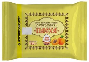 Масса творожная РостАгроЭкспорт Особая с сахаром и курагой 23% БЗМЖ