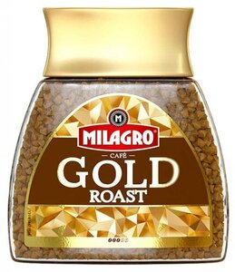 Кофе растворимый натуральный сублимированный Milagro Gold Roast  (Милагро Голд Рост)