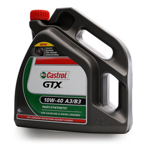 Масло моторное полусинтетическое 10W-40 A3/B3 ТМ Castrol GTX  (Кастрол)