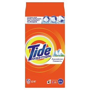 Стиральный порошок Tide Автомат Альпийская свежесть 80 стирок, 12 кг