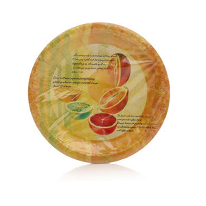 Тарелки картонные одноразовые 230 мм ТМ Лента, 10 шт