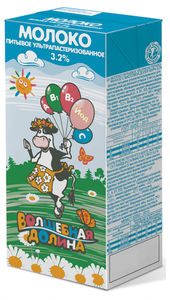 Молоко питьевое Волшебная Долина ультрапастеризованное 3,2% БЗМЖ