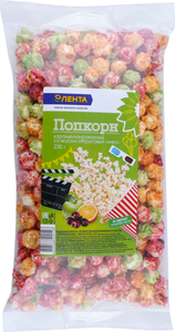 Попкорн Лента Фруктовый микс готовый без пальмового масла
