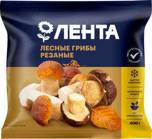 Грибы лесные резаные ТМ Лента 