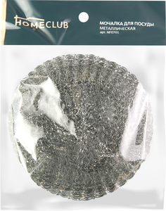 Мочалка для посуды Homeclub металлическая, большая