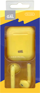 Наушники Gal TW-2300 беспроводные желтые
