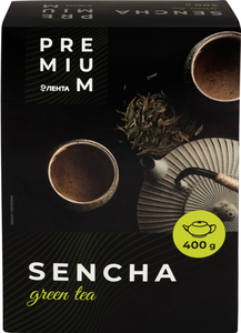 Чай зеленый Sencha (Сенча) ТМ Лента Premium (Лента Премиум)