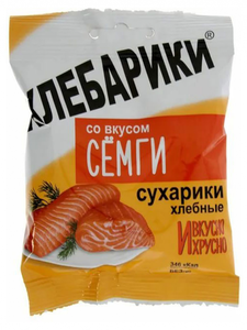 Сухарики Хлебарики со вкусом семги