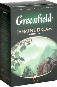 Чай зеленый Jasmine Dream (Жасмин Дрим) листовой ТМ Greenfield (Гринфилд)
