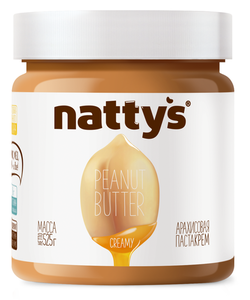 Паста арахисовая с медом ТМ Nattys (Нуттис)