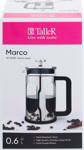 Френч-пресс Taller Марко, 600 мл