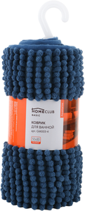 Коврик для ванной Homeclub Aquamarine 50х80 см, шенилл, в ассортименте