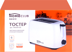 Тостер Homeclub TA1070-GS