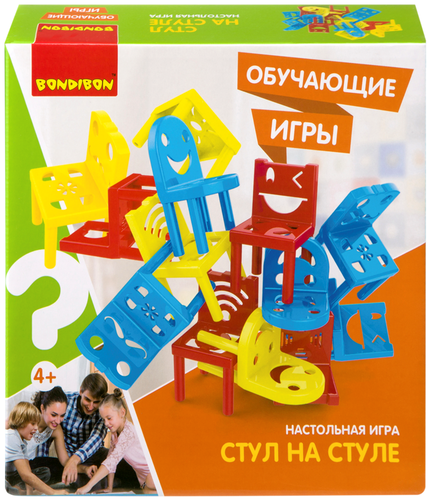Игра настольная Bondibon Стул на стуле 292 г за 946.39 ₽ - купить в undefined с 
