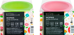 Форма для кулича Homeclub 10х8 см, силикон