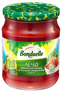 Лечо отборный перец в густом томатном соусе ТМ Bonduelle (Бондюэль)