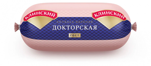 Колбаса вареная Докторская ТМ Клинский 