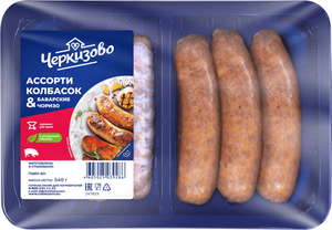 Ассорти колбасок Черкизово Баварские и Чоризо