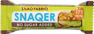 Батончик глазированный Snaq Fabriq Фисташка и карамель