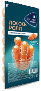 Лосось-ролл с творожным сыром Русское Море