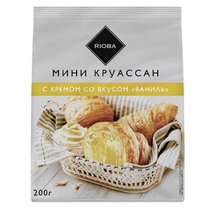 Круассаны мини Rioba с ванилью