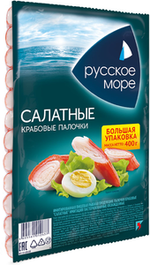 Палочки крабовые салатные Русское Море