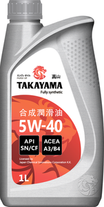 Масло моторное синтетическое Takayama SAE 5W-40 API SN/СF
