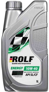 Масло моторное полусинтетическое Rolf SAE 10W-40 API SN/CF
