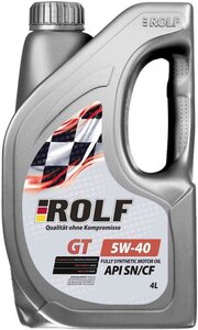 Масло моторное синтетическое Rolf SAE 5W-40 API SN/CF