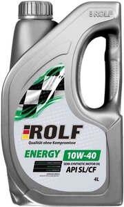 Масло моторное полусинтетическое Rolf SAE 10W-40 API SN/CF