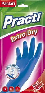 Перчатки Paclan Extra Dry размер: L, 1 пара