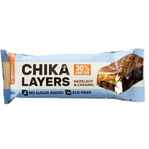 Батончик глазированный Chikalab Лесной орех с карамелью, 60 г