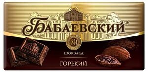 Шоколад Бабаевский горький, 90 г