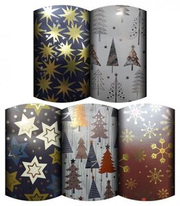 Бумага упаковочная Regalissimi металлизированная, 1,5 м