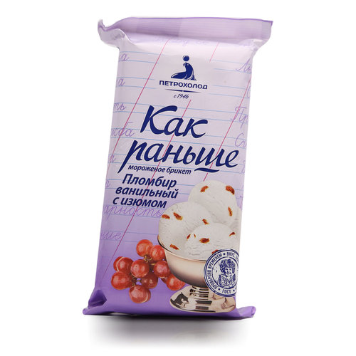 Мороженое с изюмом