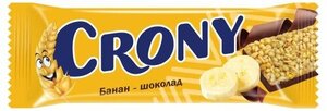 Батончик злаковый Леовит CRrony банан шоколад