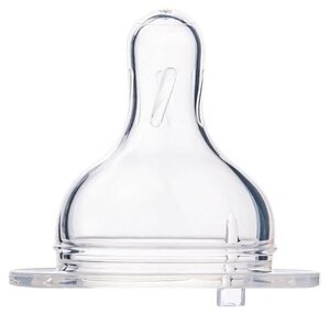 Соска Canpol Babies EasyStart анатомическая силиконовая для бутылочек с широким горлом переменный поток