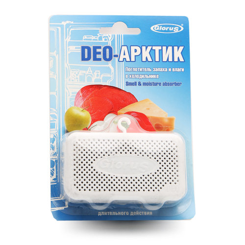 sredstvo dlya ustraneniya nepriyatnyh zapahov v holodilnike deo arktik tm glorus glorus kupit s dostavkoj na dom