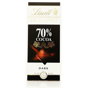Горький шоколад Excellence 70% ТМ Lindt (Линдт)
