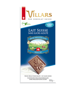 Шоколад Villars молочный без сахара