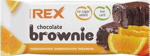 Пирожное Protein Rex Брауни апельсин