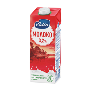 Молоко питьевое ультрапастеризованное 3,2% ТМ Valio (Валио)