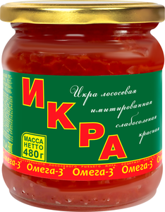 Икра Балтийский берег лососевая имитированная