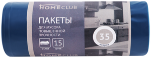 Пакеты для мусора повышенной прочности 15* 35 л TM Homeclub ( Хоумклаб)