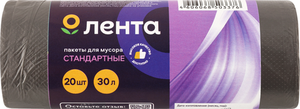 Пакеты для мусора стандартные 20*30 л ТМ Лента